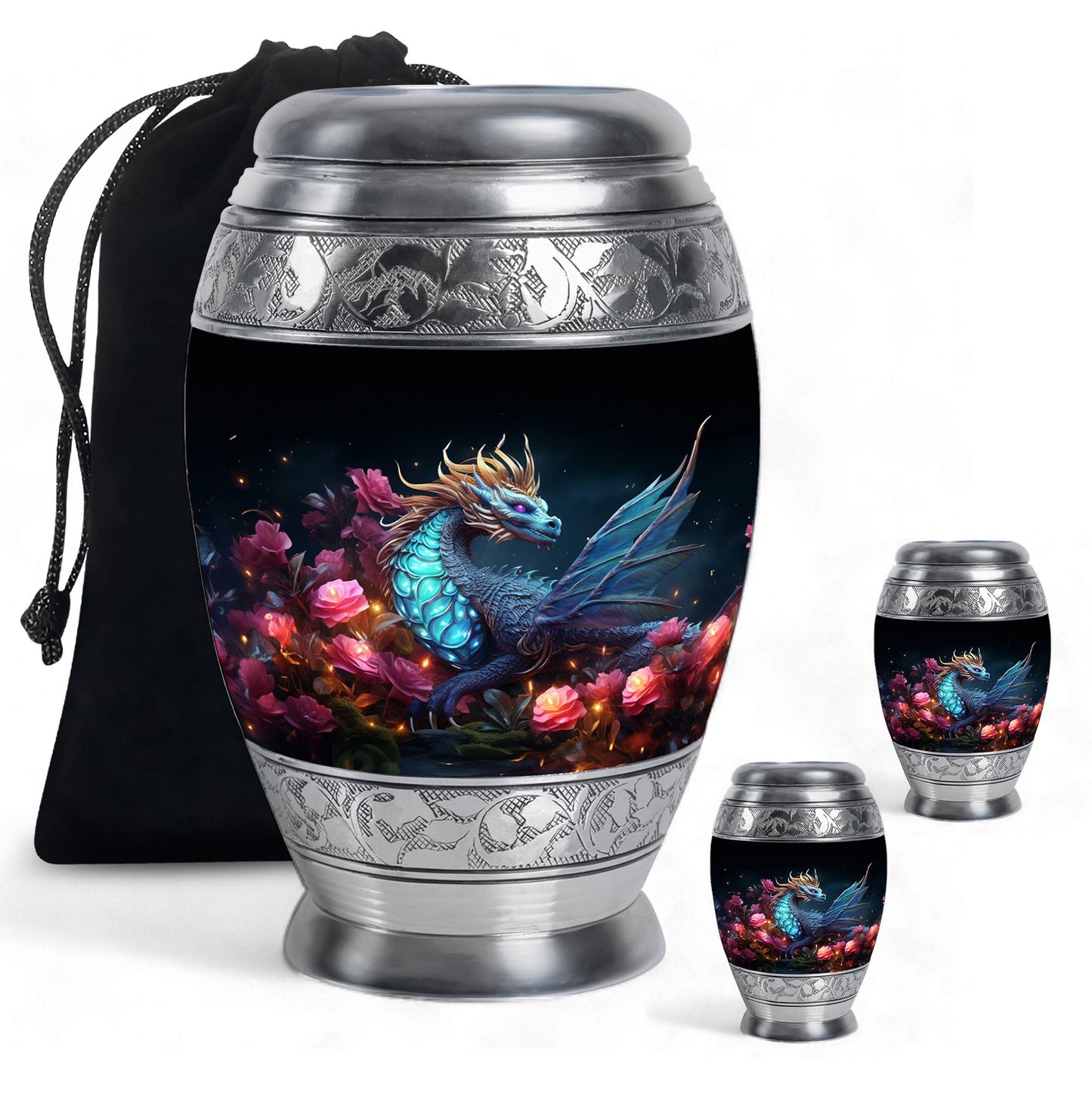 Personalized Beach Cremation Urn for Human Ashes - 10-inch, 200 cu in - Yatskia