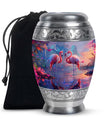 Flamingo Love Cremation Urn for Human Ashes - Cremation Urns For Adult