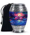 Vibrant Flamingo Fantasy - Bird Urns Funeral Large Cremation Urns