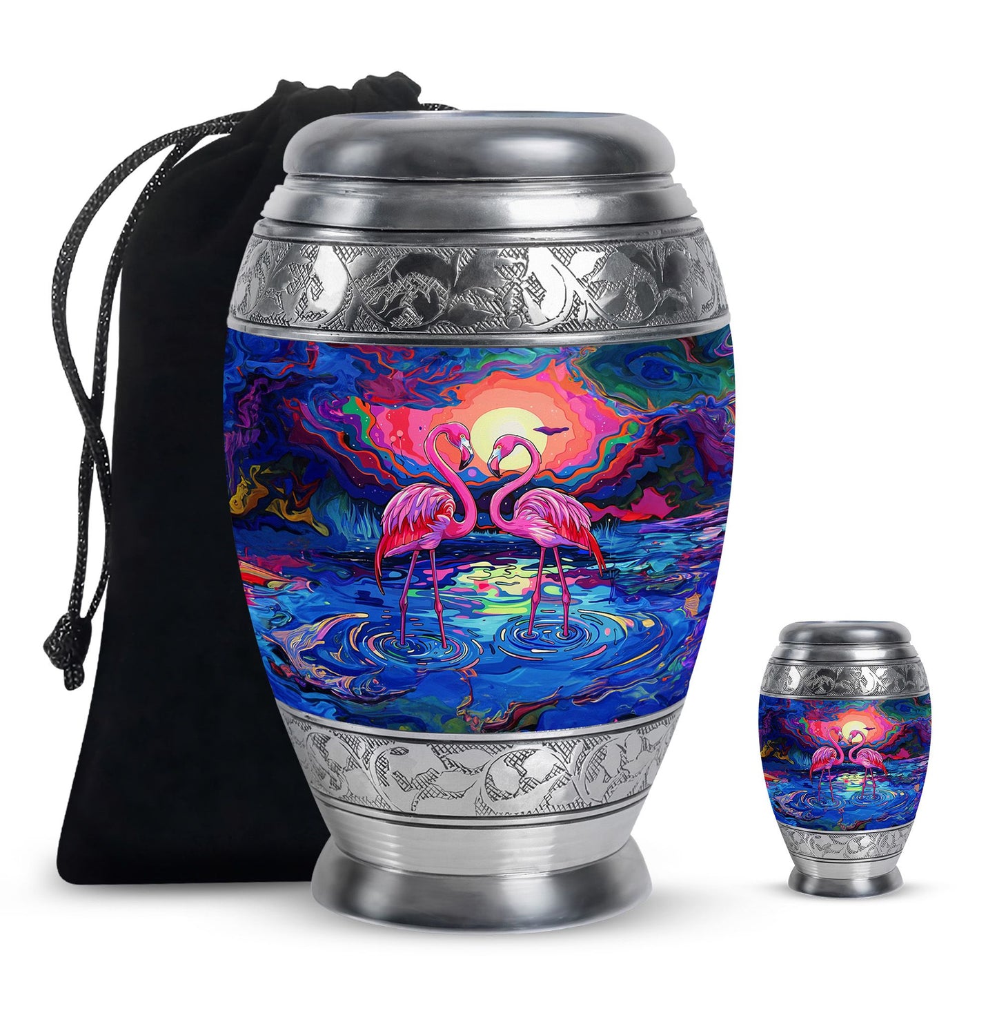 Personalized Bird Cremation Urn for Human Ashes - 10-inch, 200 cu in - Yatskia