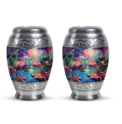 Pink Personalized Bird Cremation Urn for Adult - 10-inch, 200 cu in - Yatskia