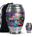 Pink Flamingo Cremation Urn for Human Ashes For Adult Mom and Dad