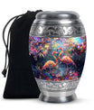 Vibrant Flamingo Pair Cremation Urn for Human Ashes - Funeral Urns For Adult