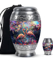 Vibrant Flamingo Pair Cremation Urn for Human Ashes - Funeral Urns For Adult