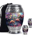 Vibrant Flamingo Pair Cremation Urn for Human Ashes - Funeral Urns For Adult