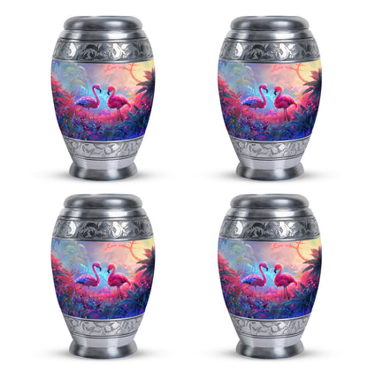 Pink Personalized Bird Cremation Urn for Men & Women - 10-inch, 200 cu in - Yatskia