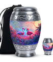 Pink Flamingo Cremation Urn For Human Ashes For Men & Women