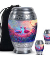 Pink Flamingo Cremation Urn For Human Ashes For Men & Women