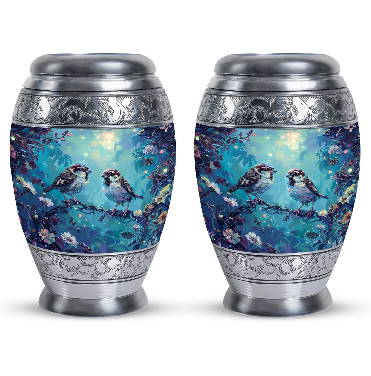 Personalized Bird Cremation Urn for Adults - 10-inch, 200 cu in - Yatskia