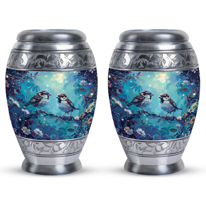 Personalized Bird Cremation Urn for Adults - 10-inch, 200 cu in - Yatskia