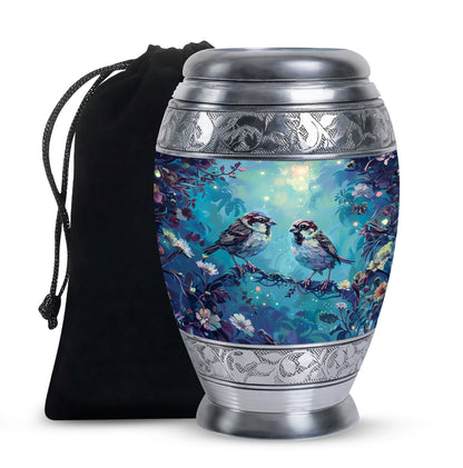 Personalized Bird Cremation Urn for Adults - 10-inch, 200 cu in - Yatskia