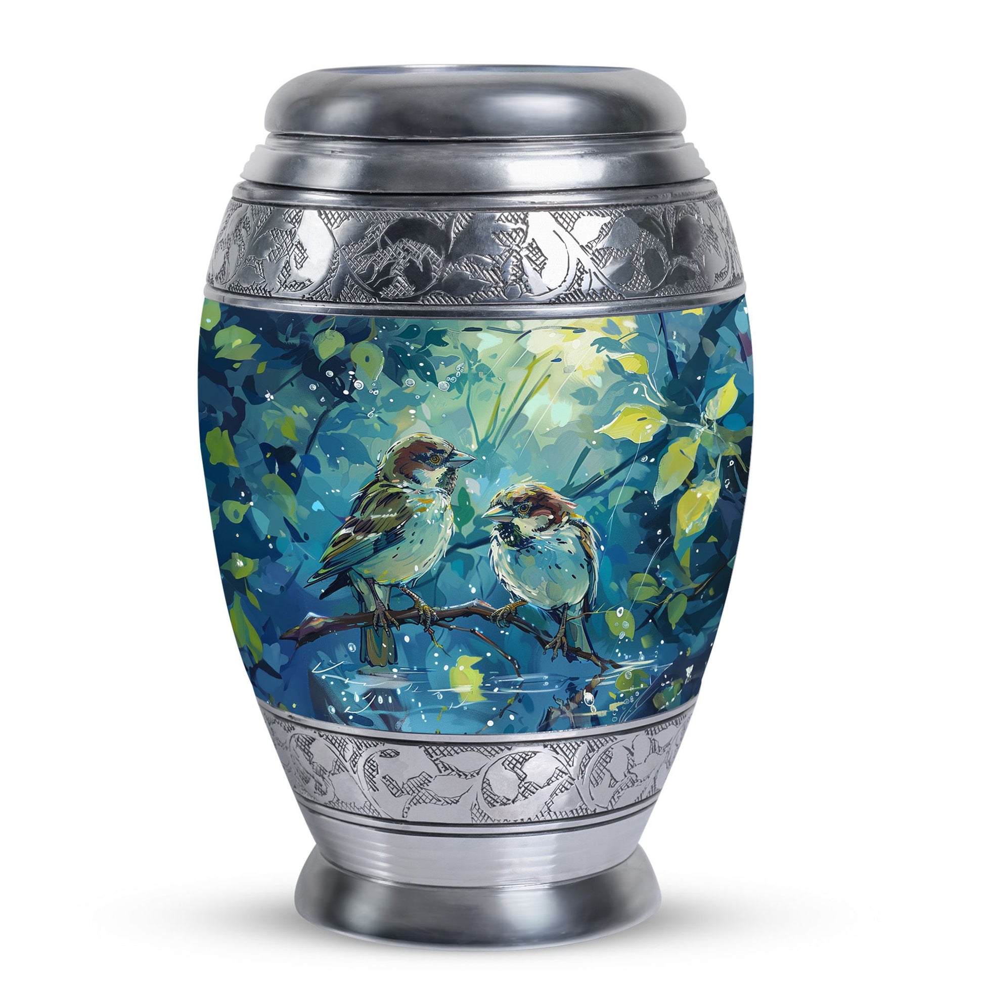 Sparrow Pair Cremation Urn for Human Ashes - Cremation Urns For Adults