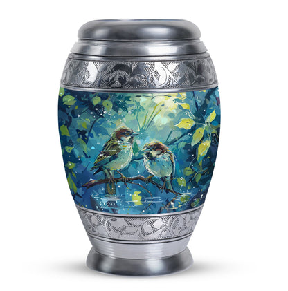 Personalized Bird Cremation Urn for Adults - 10-inch, 200 cu in - Yatskia