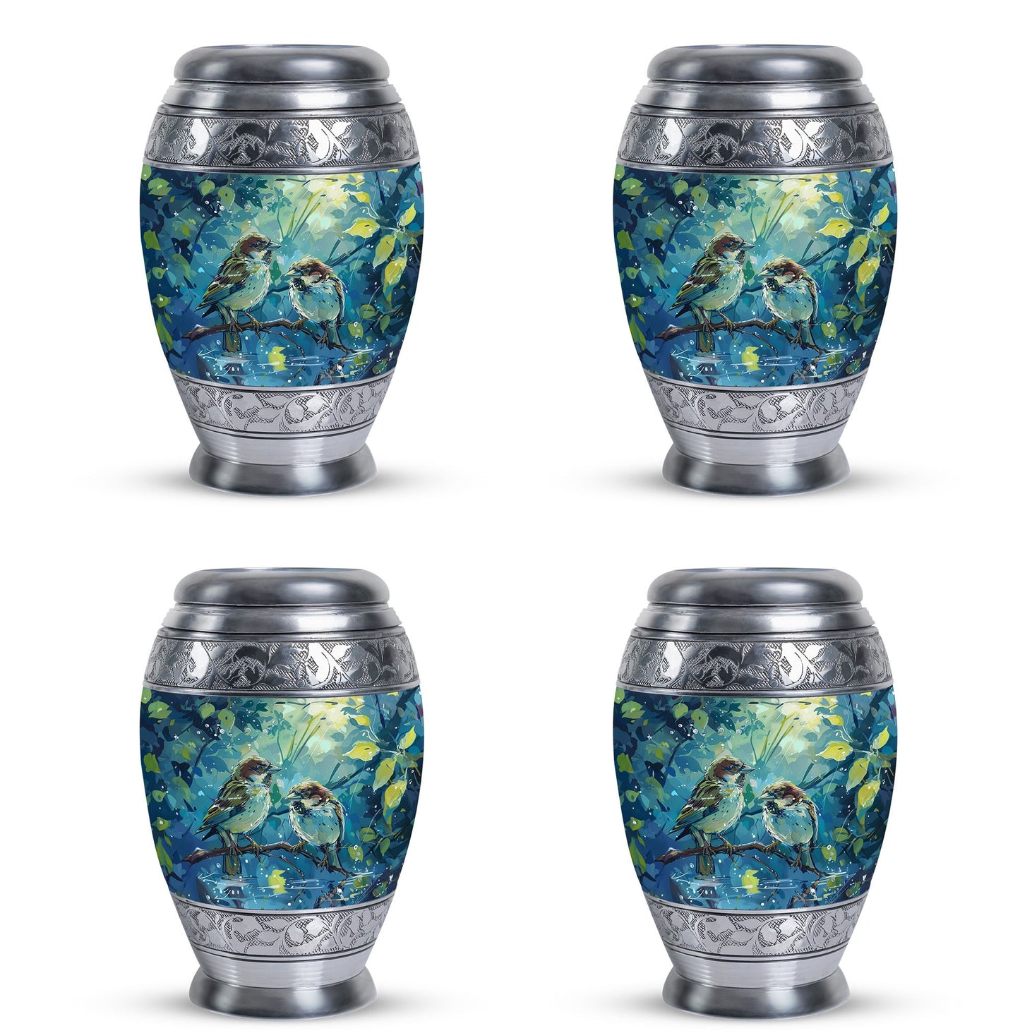 Personalized Bird Cremation Urn for Adults - 10-inch, 200 cu in - Yatskia