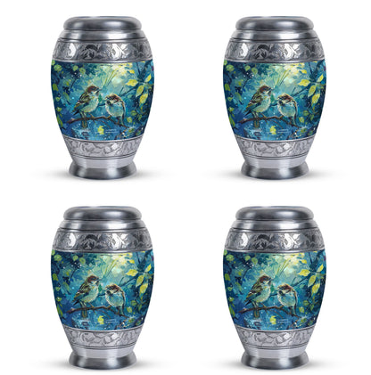 Personalized Bird Cremation Urn for Adults - 10-inch, 200 cu in - Yatskia