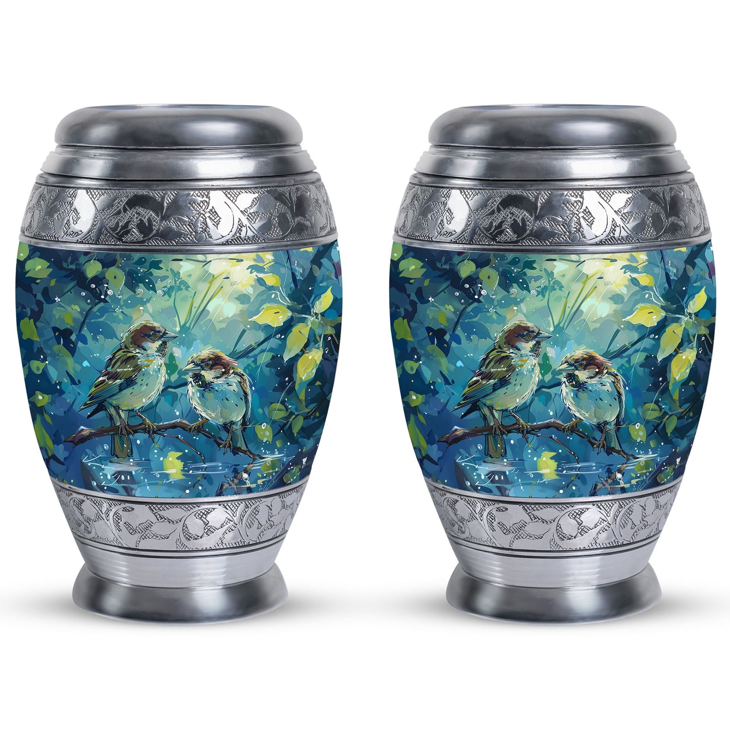 Personalized Bird Cremation Urn for Adults - 10-inch, 200 cu in - Yatskia