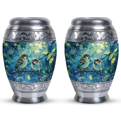 Personalized Bird Cremation Urn for Adults - 10-inch, 200 cu in - Yatskia