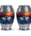 Sunset Swan Cremation Urn for Human Ashes - Urn For Men & Women
