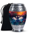 Sunset Swan Cremation Urn for Human Ashes - Urn For Men & Women