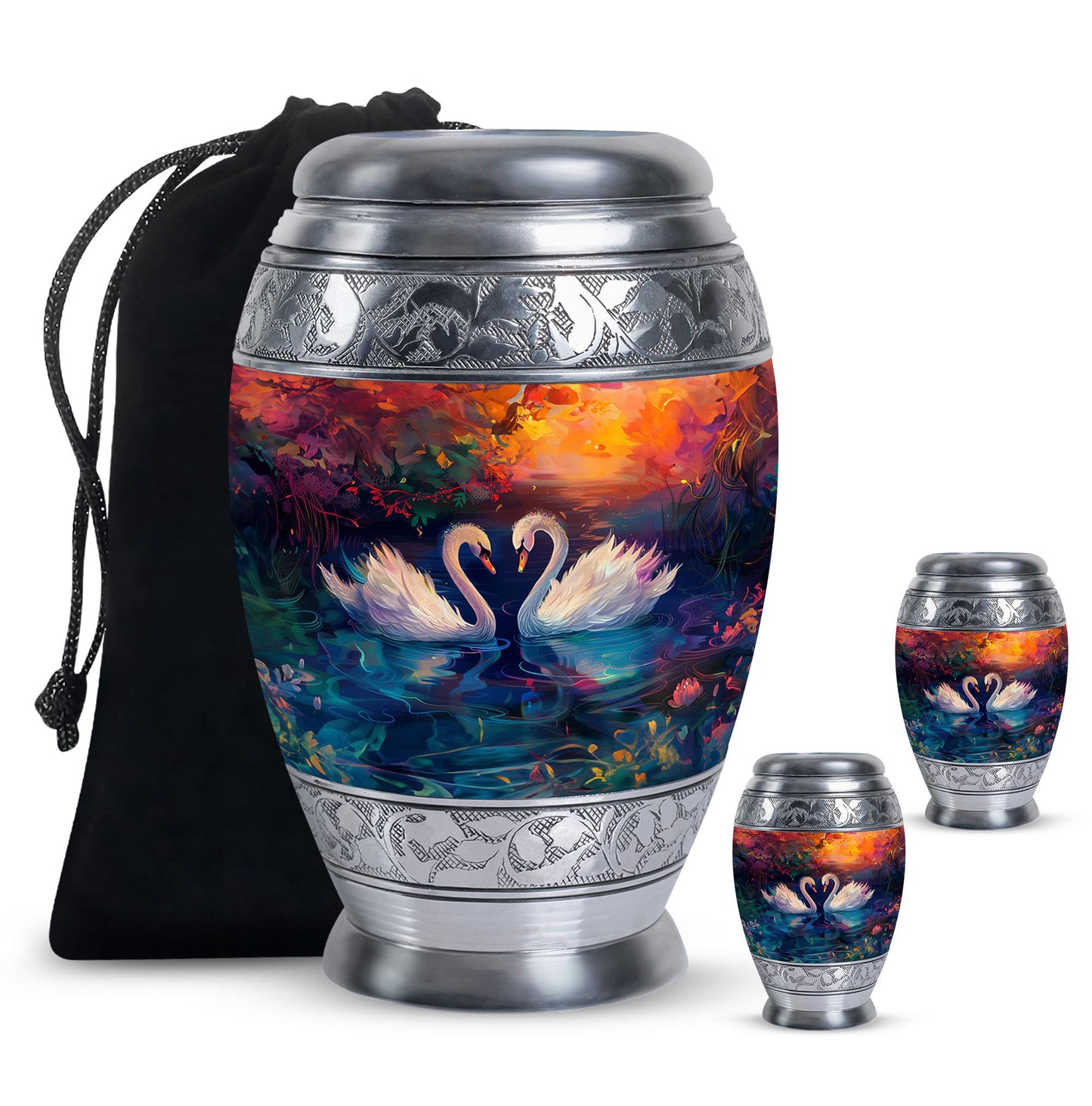 Personalized Bird Cremation Urn for Men & Women - 10-inch, 200 cu in - Yatskia