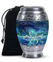 Swans Moonlight Cremation Urn for Human Ashes - Large Urn For Ashes
