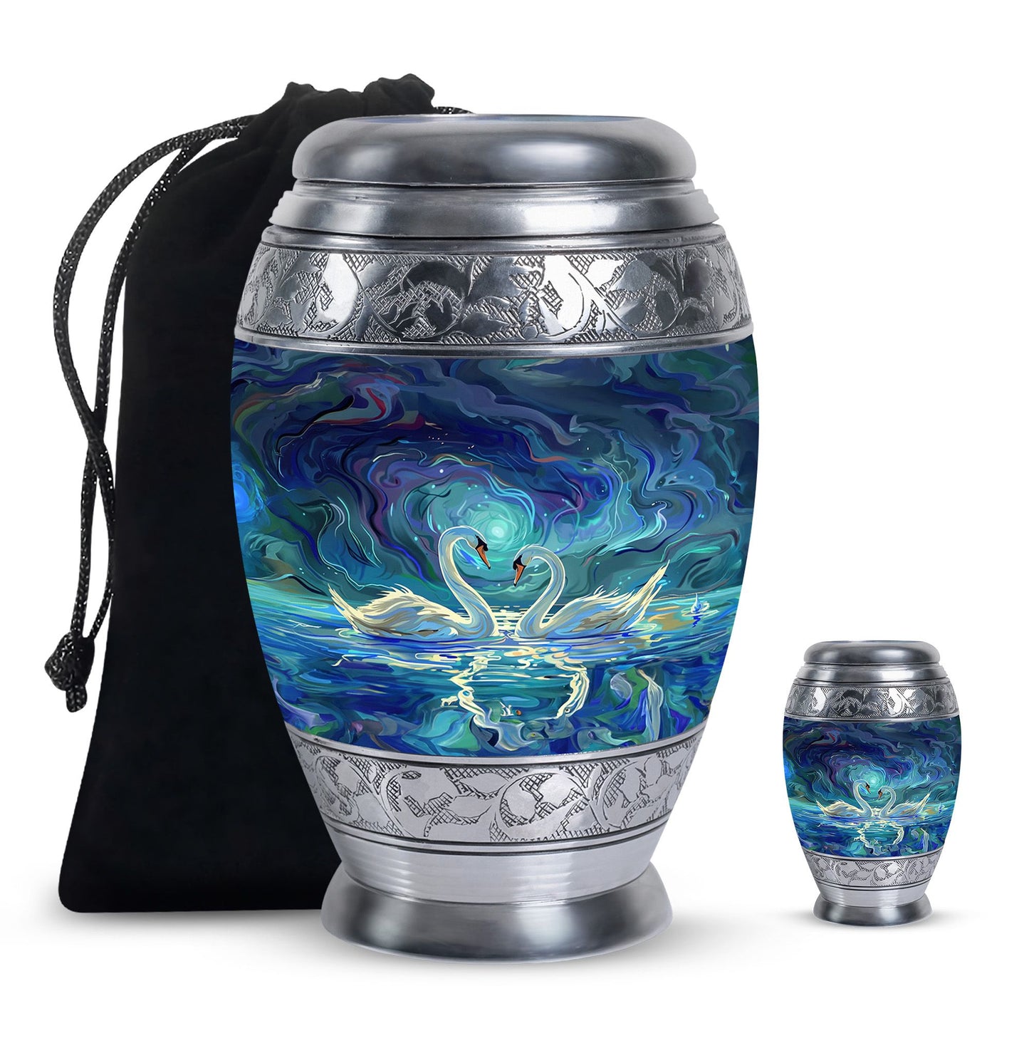 Personalized Bird Cremation Urn for Human Ashes - 10-inch, 200 cu in - Yatskia