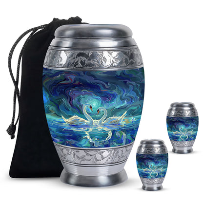 Personalized Bird Cremation Urn for Human Ashes - 10-inch, 200 cu in - Yatskia