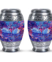 Dual Swan Cremation Urns For Human Ashes - Mini Urn Set For Ashes
