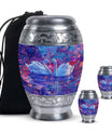 Dual Swan Cremation Urns For Human Ashes - Mini Urn Set For Ashes