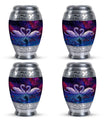Dual Swan Cremation Urns For Human Ashes - Burial Urns For Adult