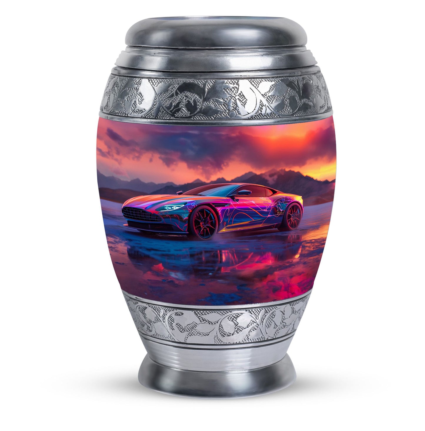 Personalized Car Keepsake Urn for Human Ashes - 10-inch, 200 cu in - Yatskia