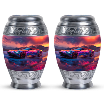 Personalized Car Keepsake Urn for Human Ashes - 10-inch, 200 cu in - Yatskia