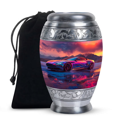 Personalized Car Keepsake Urn for Human Ashes - 10-inch, 200 cu in - Yatskia