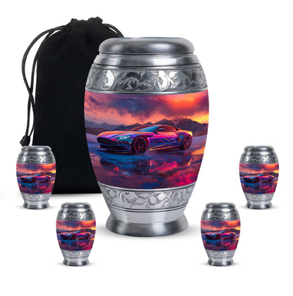 Personalized Car Keepsake Urn for Human Ashes - 10-inch, 200 cu in - Yatskia