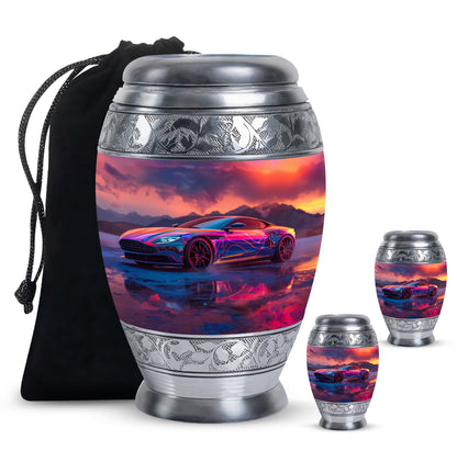 Personalized Car Keepsake Urn for Human Ashes - 10-inch, 200 cu in - Yatskia