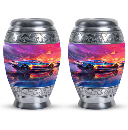 Personalized Car Keepsake Urn for Adults - 10-inch, 200 cu in - Yatskia