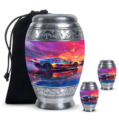 Personalized Car Keepsake Urn for Adults - 10-inch, 200 cu in - Yatskia