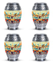 Teal Bicycle Cremation Urns For Human Ashes - Funeral Urns For Adult