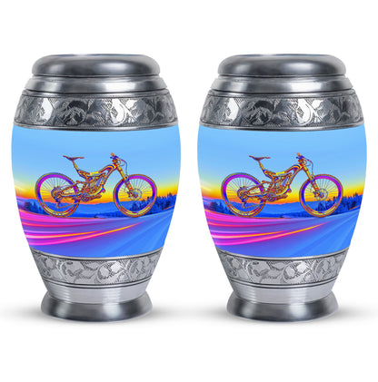 Personalized Bicycle Cremation Urn for Adult - 10-inch, 200 cu in - Yatskia