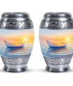 Sunset Boat Urn for Human Ashes - Boat Cremation Urns For Adults