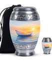 Sunset Boat Urn for Human Ashes - Boat Cremation Urns For Adults