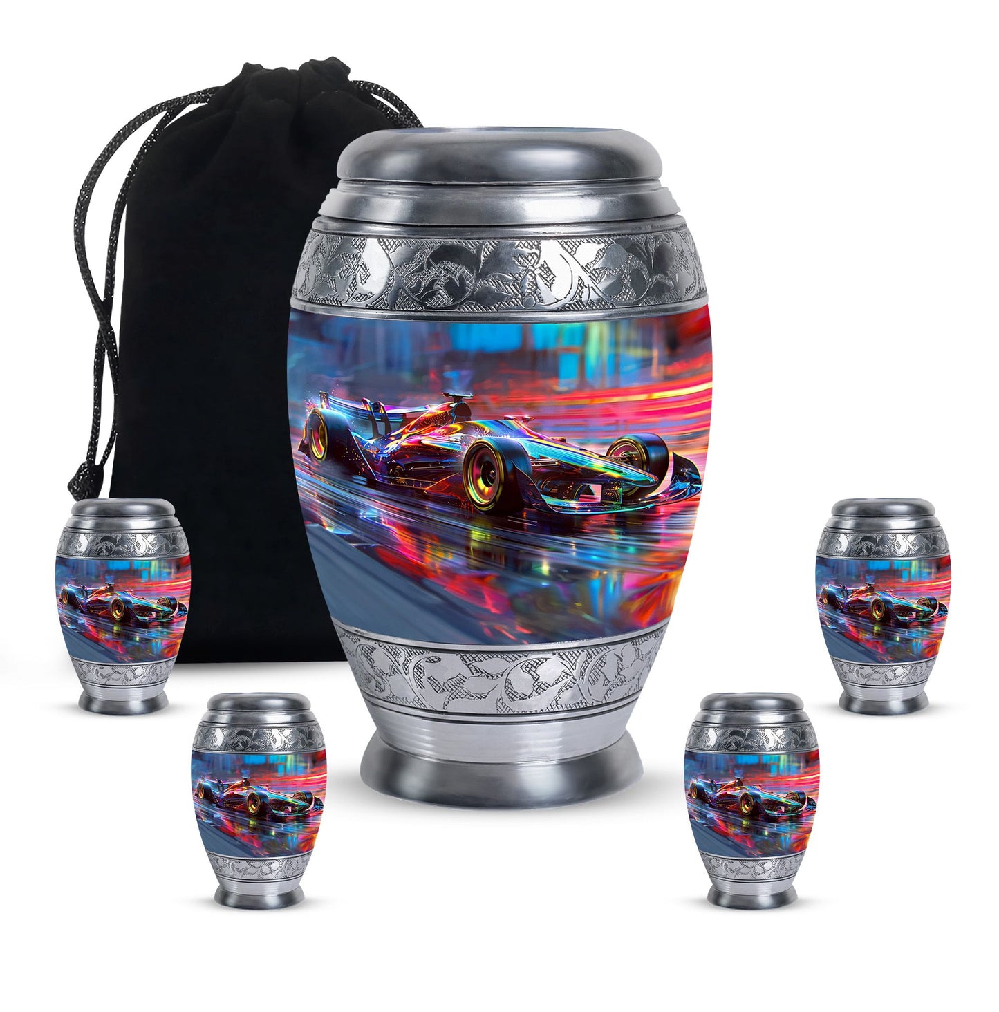 Personalized Car Cremation Urn for Men and Women - 10-inch, 200 cu in - Yatskia