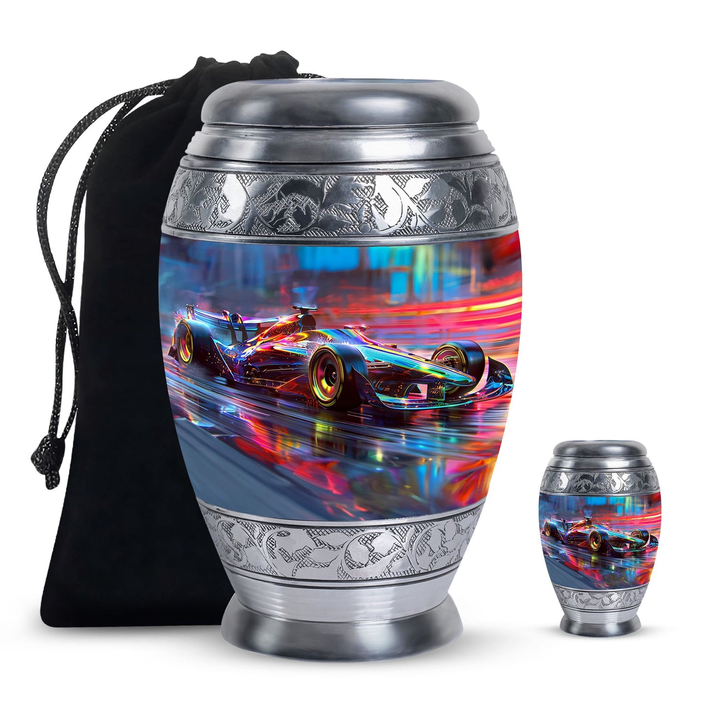 Personalized Car Cremation Urn for Men and Women - 10-inch, 200 cu in - Yatskia