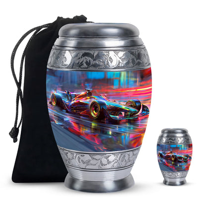 Personalized Car Cremation Urn for Men and Women - 10-inch, 200 cu in - Yatskia