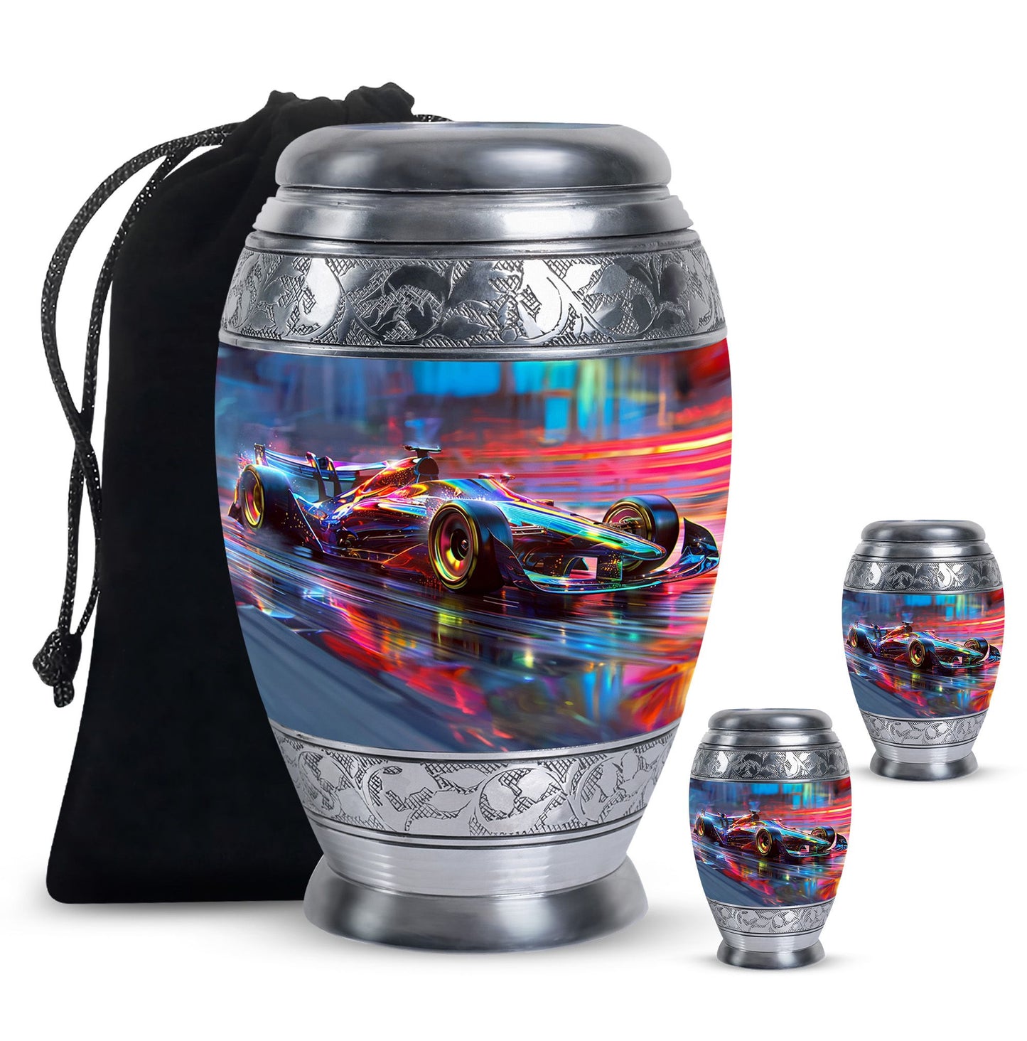 Personalized Car Cremation Urn for Men and Women - 10-inch, 200 cu in - Yatskia