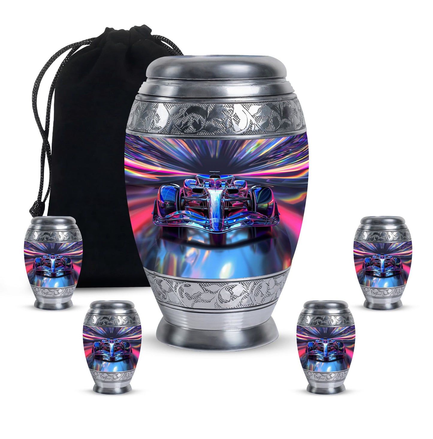 Personalized Car Cremation Urn for Women - 10-inch, 200 cu in - Yatskia