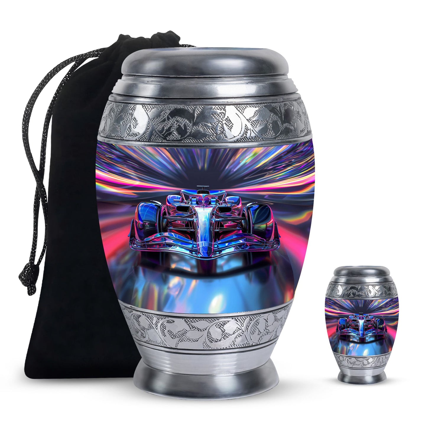 Personalized Car Cremation Urn for Women - 10-inch, 200 cu in - Yatskia