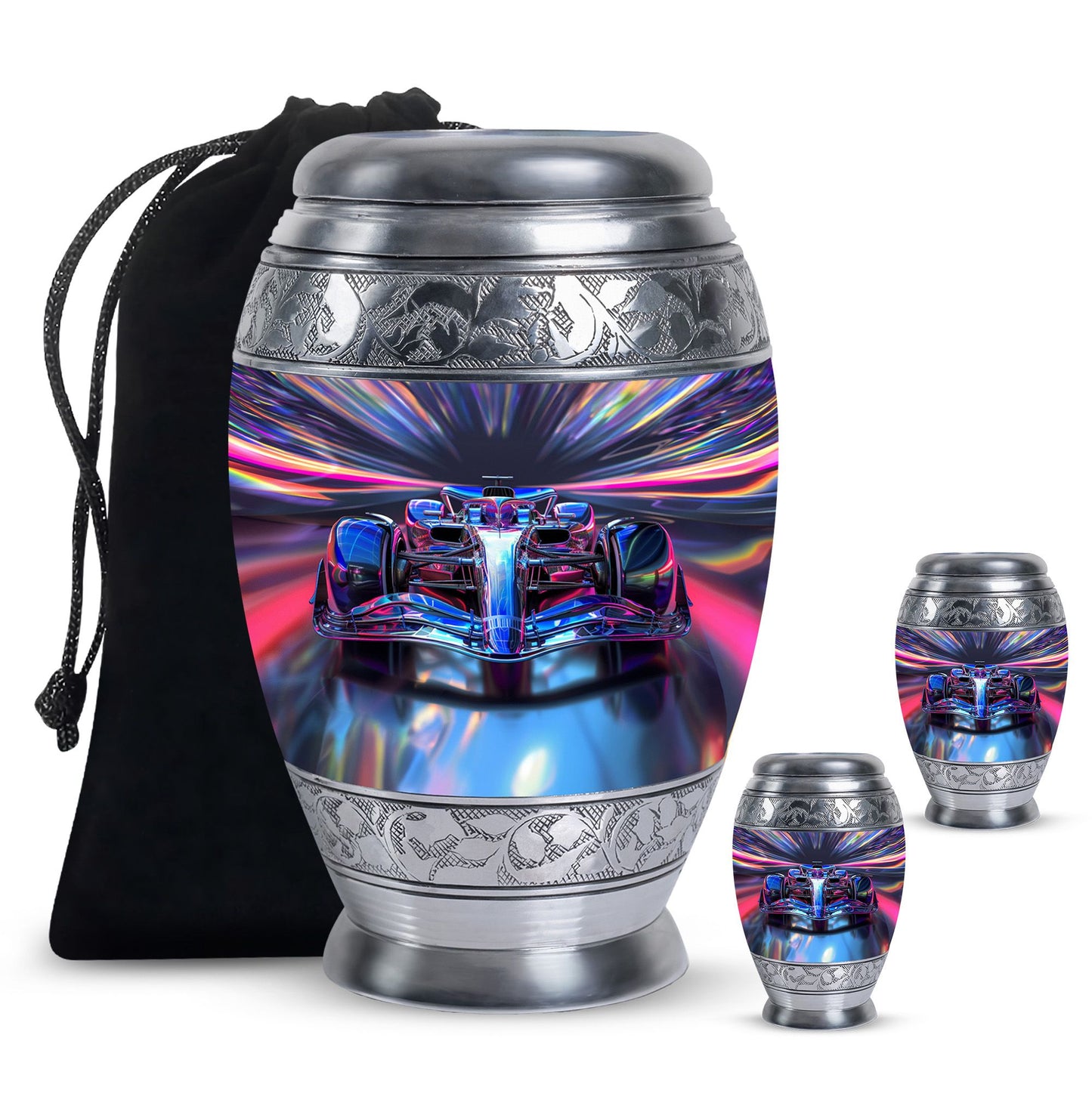 Personalized Car Cremation Urn for Women - 10-inch, 200 cu in - Yatskia