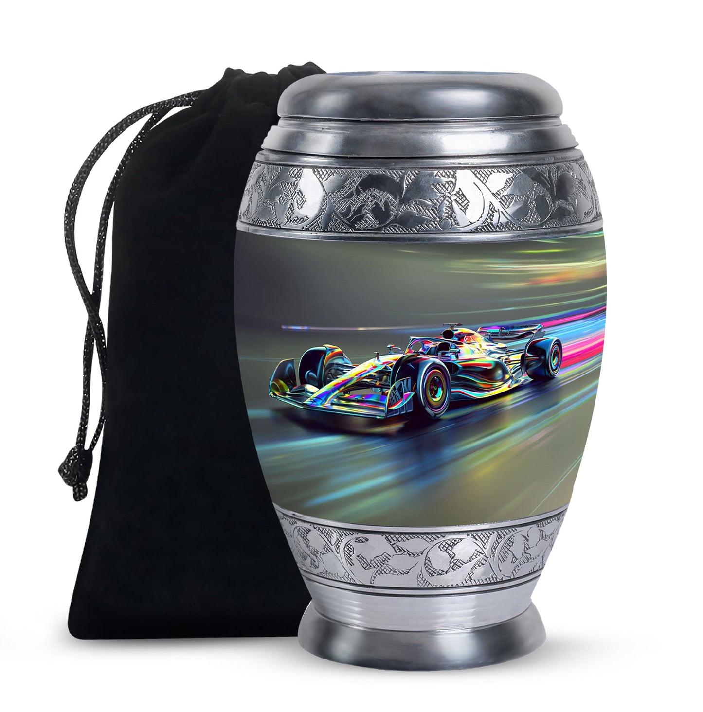 Personalized Car Cremation Urn for Adults - 10-inch, 200 cu in - Yatskia