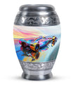 Vibrant Race Car Urn for Human Ashes - Car Funeral Urn For Adult